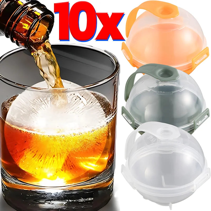 1/10PCS Kitchen Round Ice Balls Mold Ice Ball Maker
