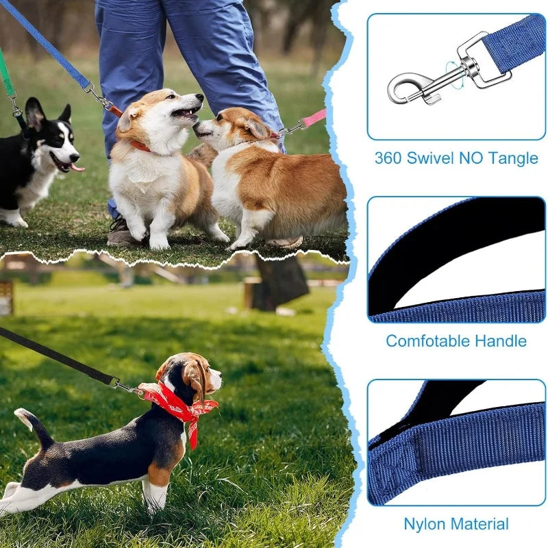Long Nylon Dog Training Lead – 1.2m to 30m