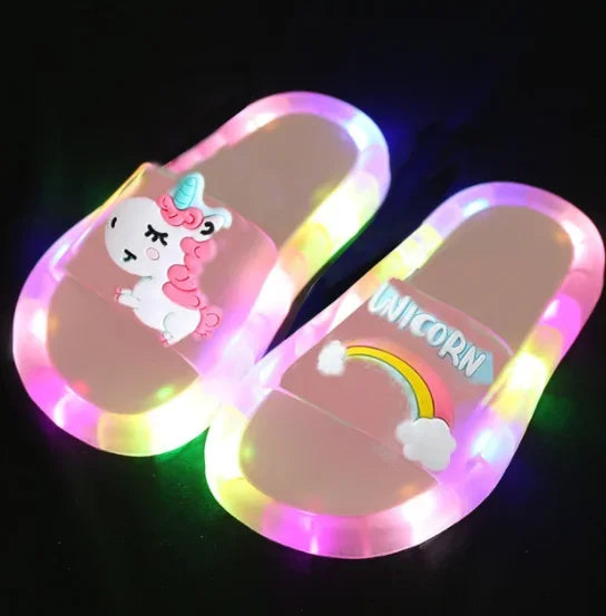 Children's Light-Up Animal & Unicorn Slippers