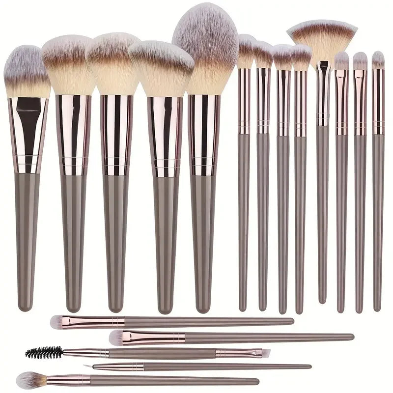 Makeup Brush Set — 3–20 Pieces