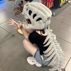 Plush Dinosaur Skeleton Halloween Hat