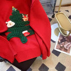Women's Knitted Christmas Jumper – One Size