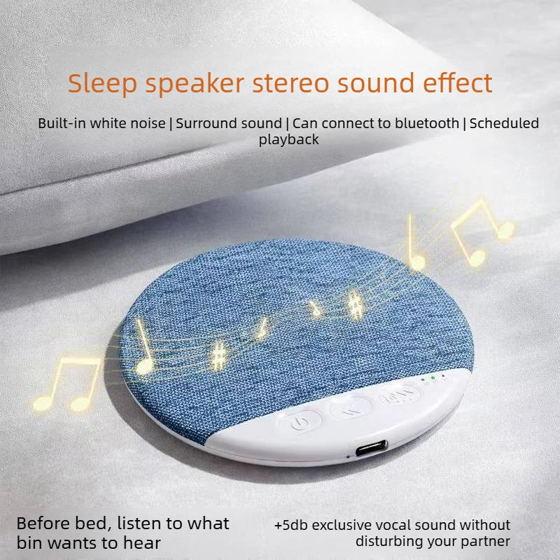 Mini Sleeping Bluetooth Speaker Nature Sound White Noise Soundbar Wireless MP3 Music Player Ultra Thin Timed Shutdown Audio Pla