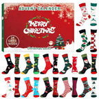 Christmas Stocking Advent Calendars 24 Days Countdown 24 Days Of Advent Box Socks Christmas Socks For Boys Girls Men Women