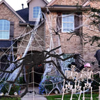 Giant Halloween Spider Decoration for Indoor & Outdoor Use