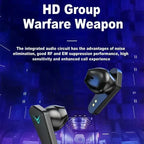 Bluetooth TWS Gaming Earphones Low Latency Wireless In-Ear Headphones With Built-in Mic LED Indicator Lights
