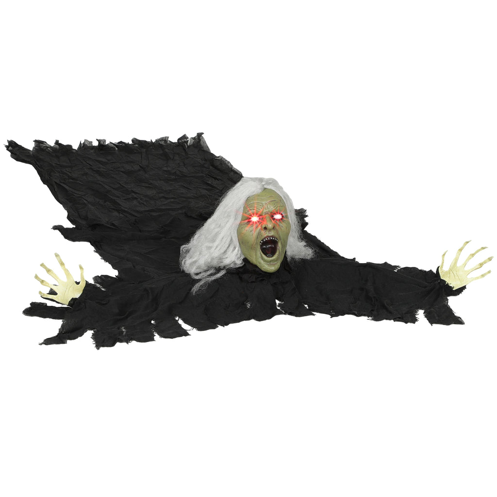 Outsunny Life-Size Crawling Zombie Halloween Decoration – 183cm