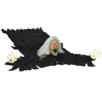 Outsunny Life-Size Crawling Zombie Halloween Decoration – 183cm