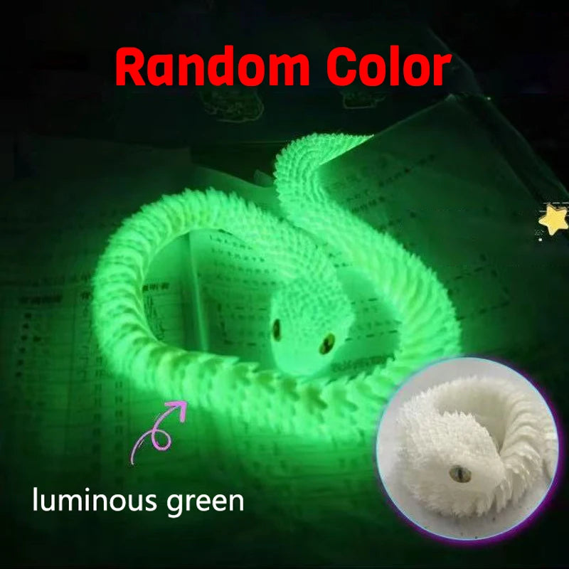 3D-Printed Jointed Snake Fidget Toy