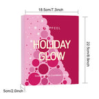 Christmas Countdown Makeup Set Lipstick Eye Shadow Cosmetics 24pcs Holiday Beauty Advent Calendar Gift Box for Women Girls