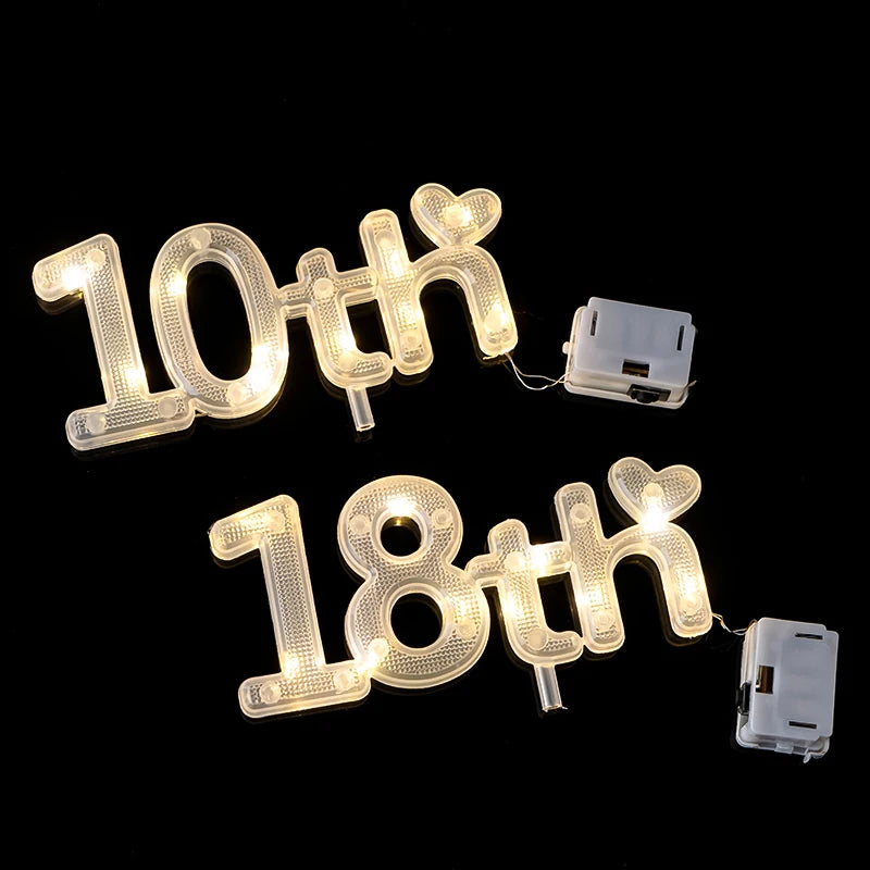 LED Light-Up Cartoon Cake Topper – Birthday & Celebrations