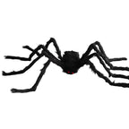 Giant Plush Halloween Spider Decoration – 30–200cm