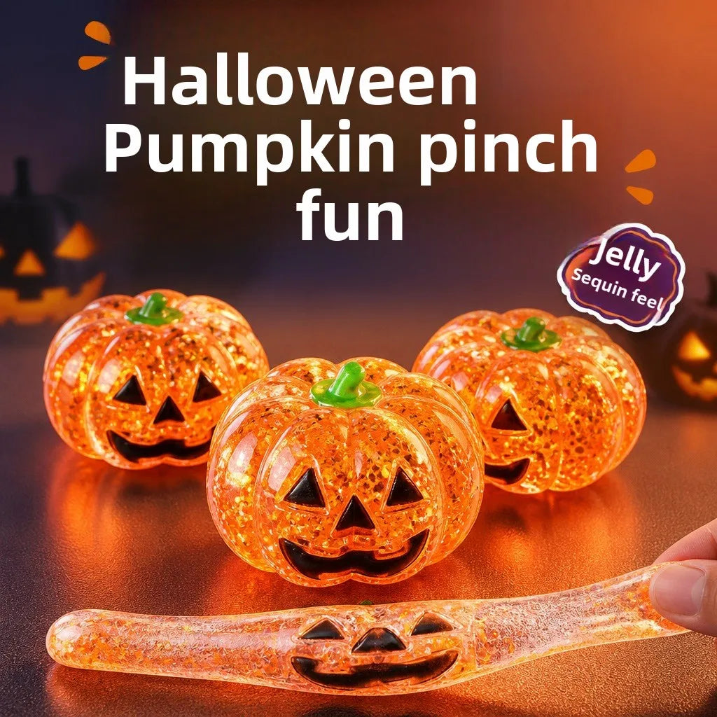 Halloween Pumpkin Maltose Stress Ball ,Soft Slow Rebound Halloween  gifts