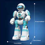 Kids Smart Voice Interaction Robot Blue Plastic Intelligent Robot