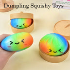 Rainbow Dumpling Squishy Fidget Toy