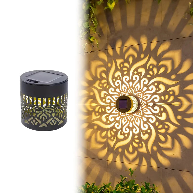 Solar Mandala Sunflower Projection Wall Light