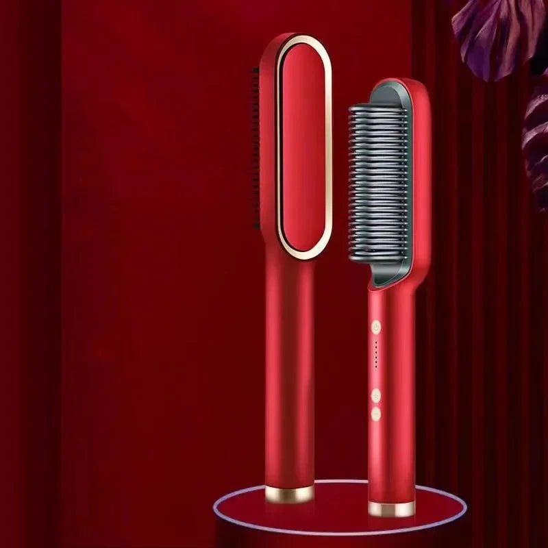 3-in-1 Ceramic Heated Hair Styling Brush