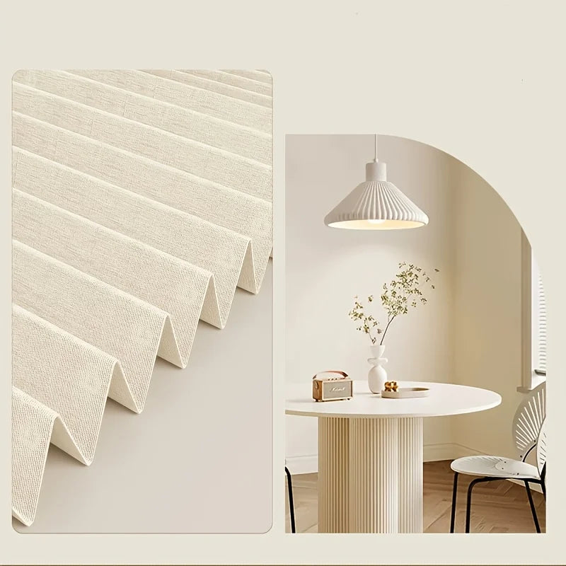 High-Quality Foldable Shower Curtain with Hooks & Ties, Invisible Wet-Dry Separation, Easy Store, Modern Home Decor Style