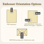 Personalised Metal Embosser Stamp – Custom Logo & Seal