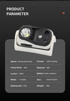Portable XPG Headlight Sensor Headlamp Mini Flashlight USB Rechargeable High Brightness 4 Modes Night Working Head Torch Light