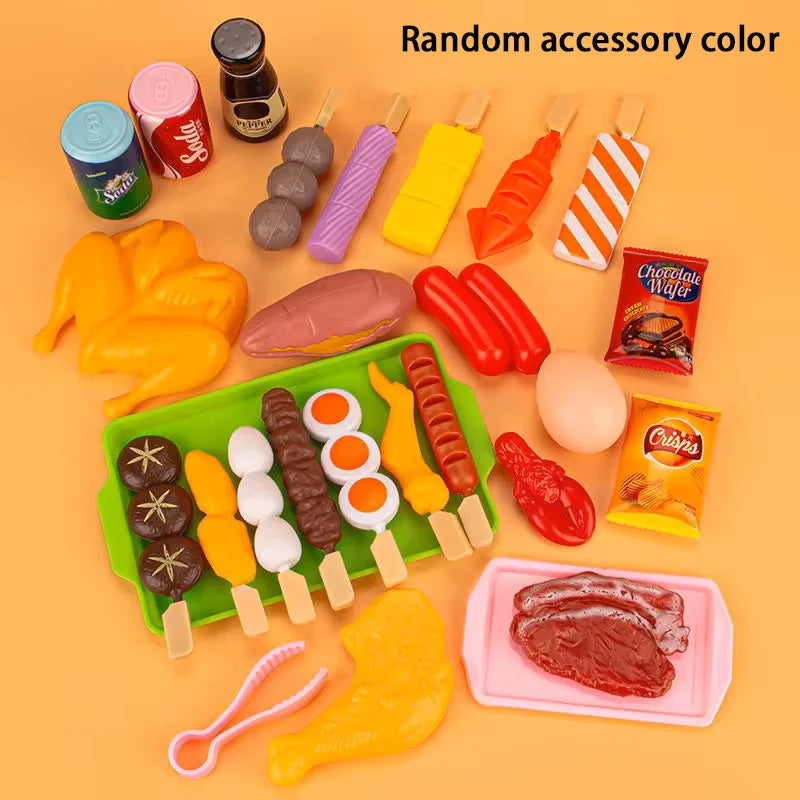 Children's Pretend-Play BBQ & Cooking Set