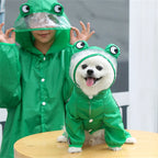 Reflective Hooded Waterproof Dog Raincoat