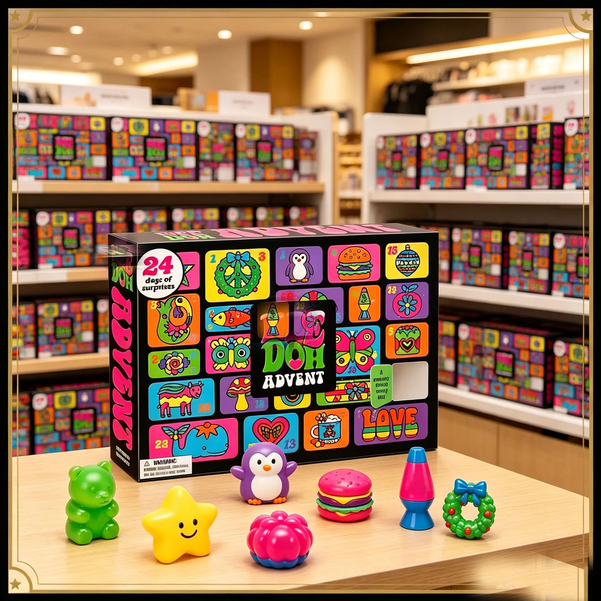 NeeDoh 24-Day Advent Calendar 2026 – Kids' Surprise Gift