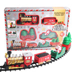 New Electric Train Set Mini Santa Claus Rail Car Toy Creative Decoration Christmas Tree Train Gift Children's Gifts