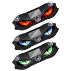 Solar Powered Car Neon Light Wireless Cool DEMON EYE Led Ambient Light Suction Cup USB Rechargeable Atmosphere Breathing Lamp