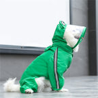 Reflective Hooded Waterproof Dog Raincoat