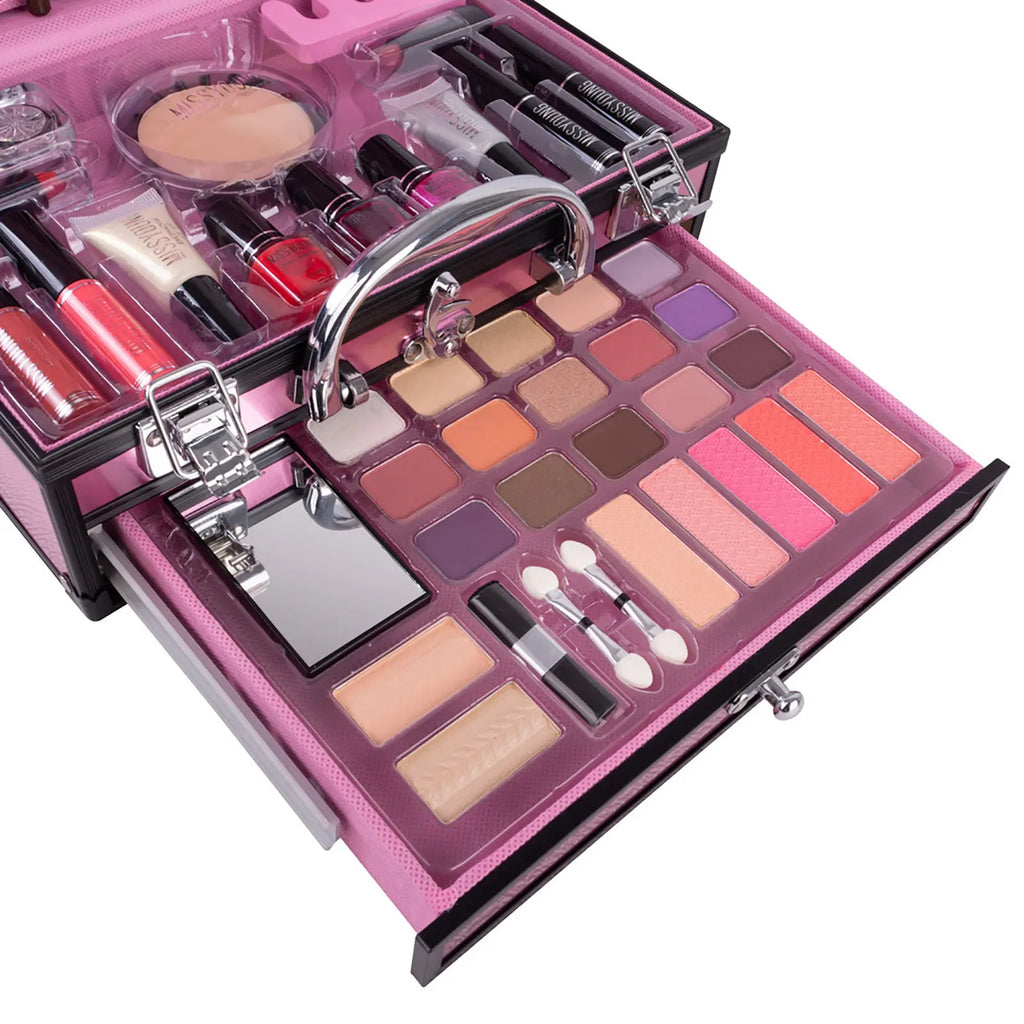 Makeup Starter Kit Professional Make Up Sets With Transparent Case Holiday Beauty Gift Set Starter Cosmetics Full Kits For Women