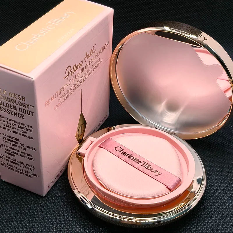 Hot Sale Charlotte Brand Setting Spray Fine Texture Powder Small Gold Plate 2 Color Powder Blusher Essence Oil Tilbury Cosmetics