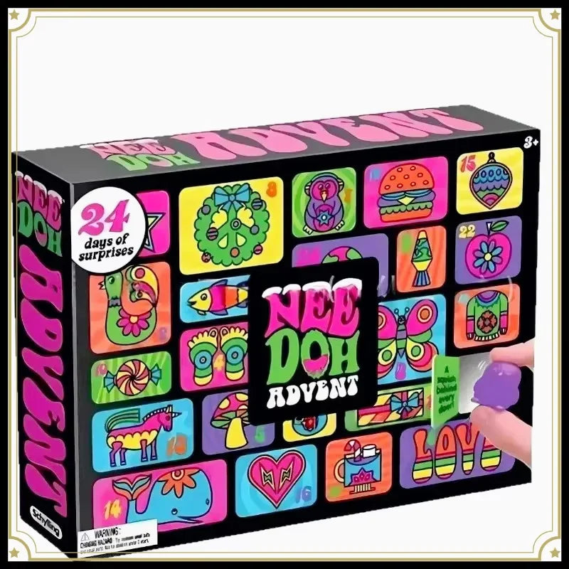 NeeDoh 24-Day Advent Calendar 2026 – Kids' Surprise Gift