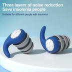 Silicone Noise Cancelling Earplugs Noise Filter Sleep Swimming Waterproof