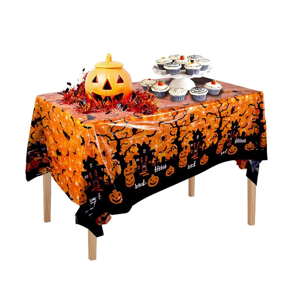 Halloween Decoration Tablecloth,Disposable