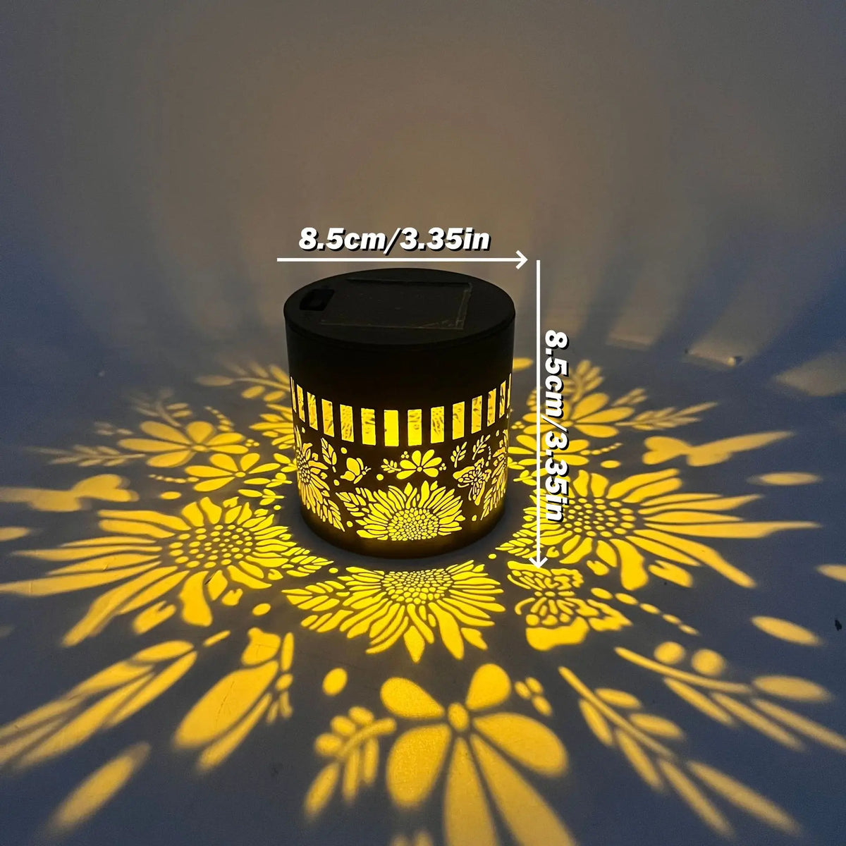 Solar Mandala Sunflower Projection Wall Light