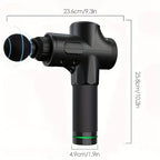 Fascial Massage Gun Electric Waist and Back Massager High-Frequency Vibration  Muscle Relaxation Electric Shoulder Massage Gun