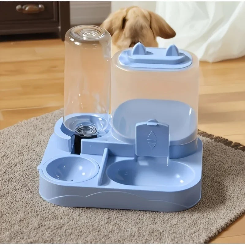 2-in-1 Gravity Pet Feeder & Water Dispenser