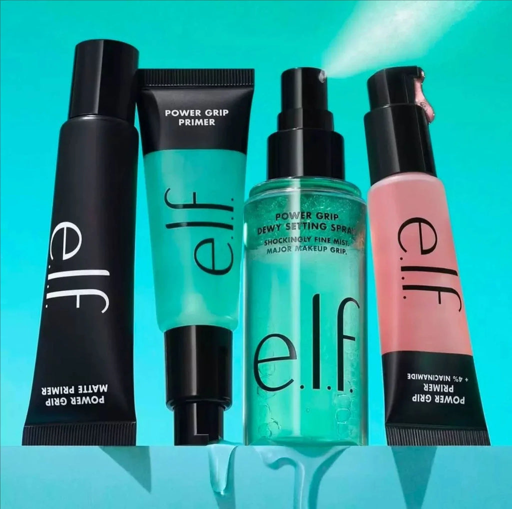 Elf Makeup Power Grip Dewy Setting Spray Beauty Cosmetics