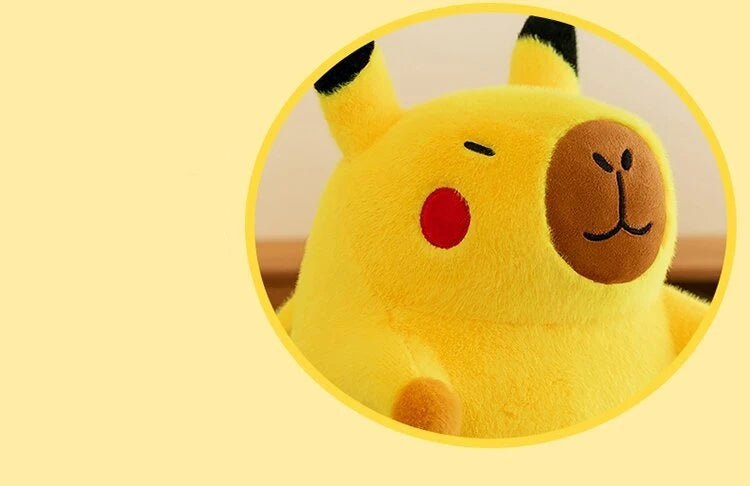 50cm Cute Lifelike Capybara Plush Toy Kawaii Transform Simulation Animal Soft Stuffed Doll Pillow Big Size Kids Birthday Gift