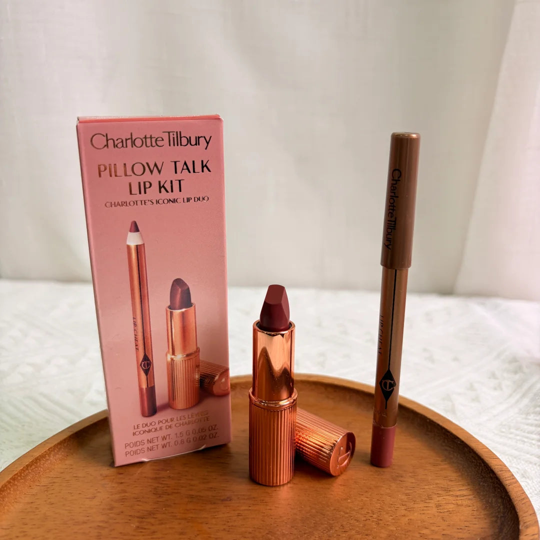 Charlotte Tilbury Powder, Blush & Lip Liner Set