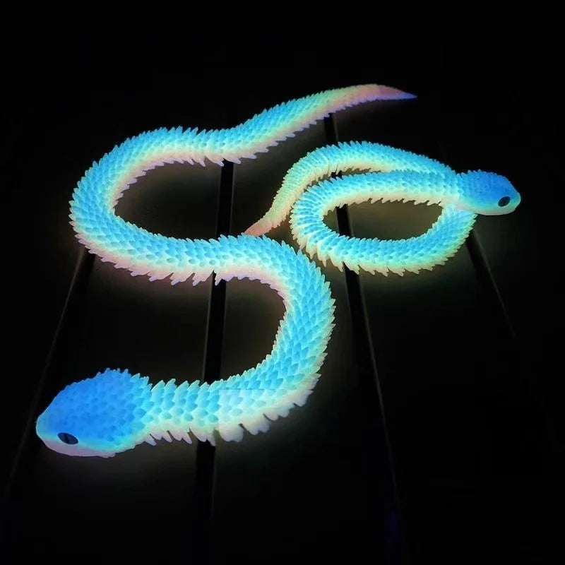 1PCS Mobile Joint Simulation Cobra and Snake Egg Statue - Creative Desktop Decoration Sculpture Home Decoration Ornament Gift
