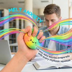 Rainbow Dumpling Squishy Fidget Toy