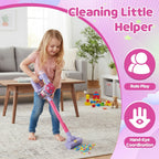 Kids Simulation Electric Vacuum Cleaner Toy Set Housekeeping Role Play Educational Toys for Toddlers Perfect Gift for Girls Boys