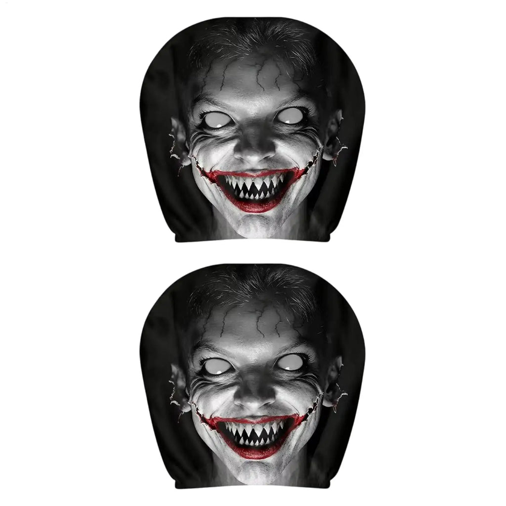 NEW Head Rest Cover For Car Universal Spooky Soft Funny Case Decor Car Headrest Covers For Daily Commuting Trip Home Trick Party