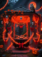 Halloween Plastic Chain String Lights – 2m or 3m, 8 Modes