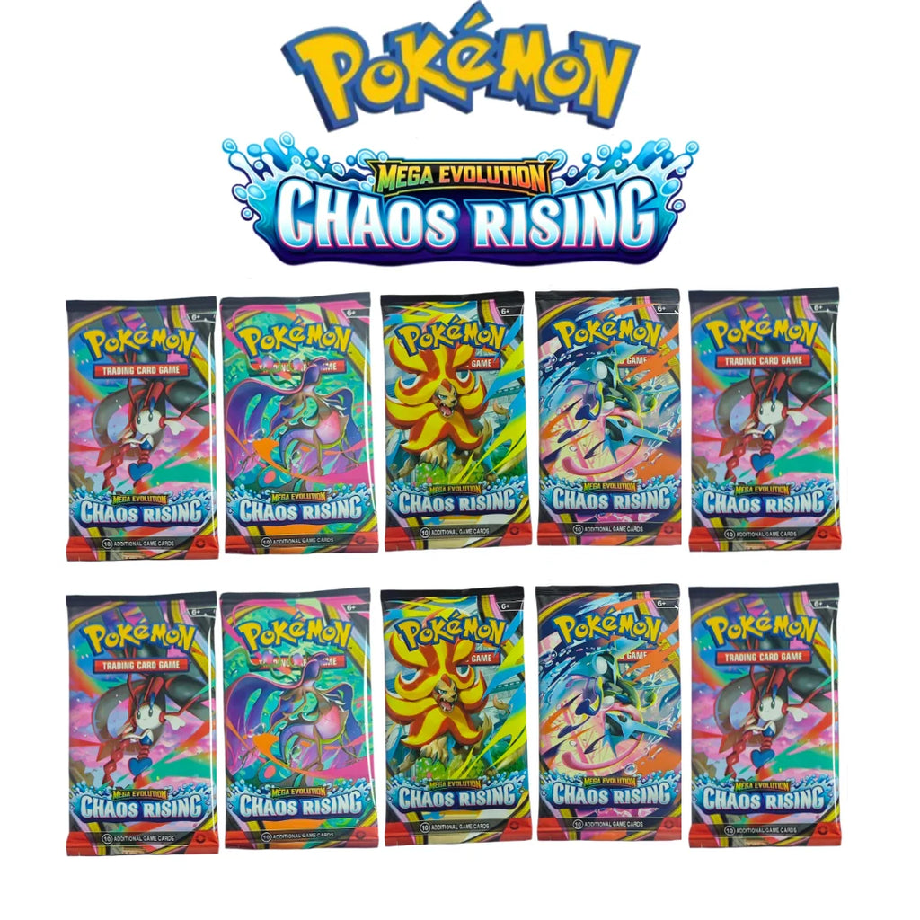 Pok é mon English TCG Mega Evolution Ascended Heroes Booster Packs Sealed Trading Card Game Collectible Gift for Kids Boy Girl
