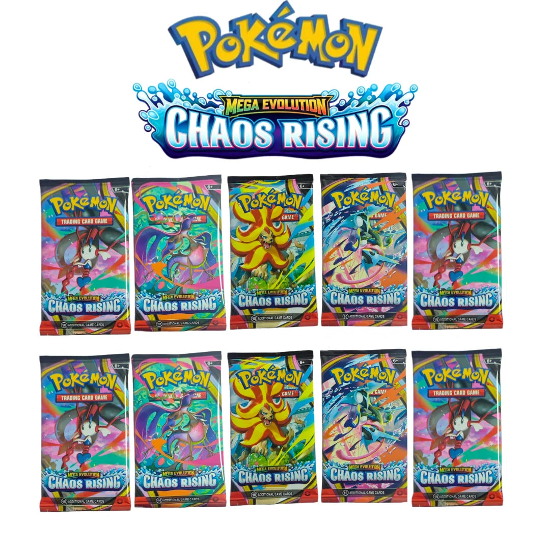 Pok é mon English TCG Mega Evolution Ascended Heroes Booster Packs Sealed Trading Card Game Collectible Gift for Kids Boy Girl