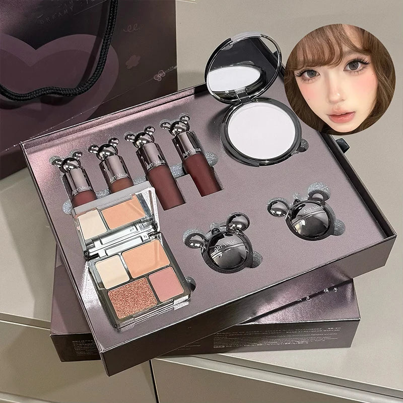 ART VALUE Lip, Cheek & Eye Makeup Set — 8 Pieces