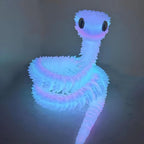 2026 New 3D Printed Snake Realistic Snake Statue Movable Joint Fidget Toys Simulation Snake Year Desk Ornament Animal Model Gift